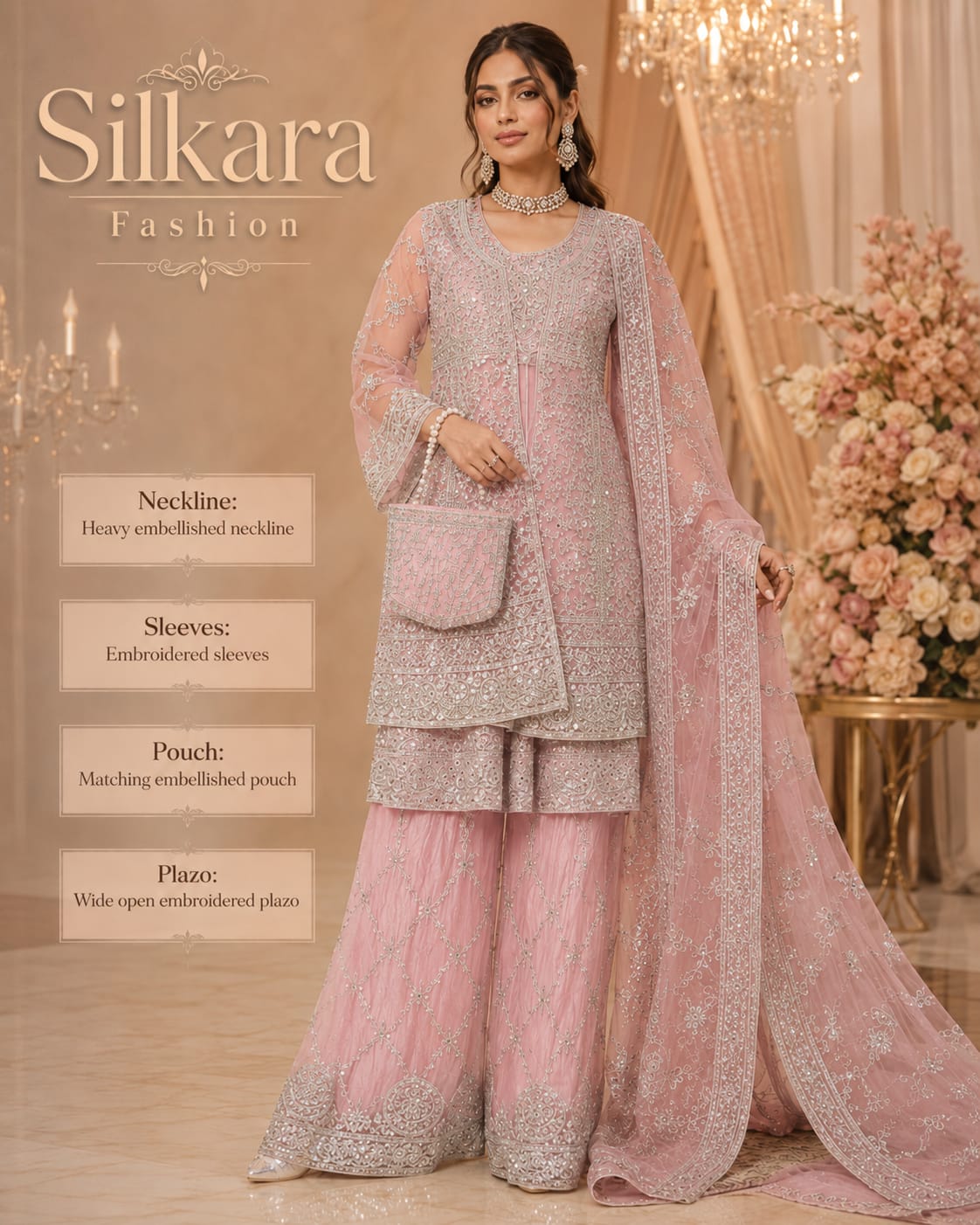 Imperial Hand-Embellished Bridal Frock